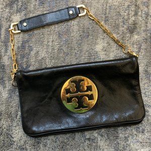 Black Tory Burch Reva Clutch